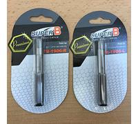 'Set de 9/16 para pedales SUPER B machos de roscar Derecho & Rosca Izquierda