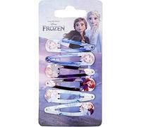 Set de Accesorios de Frozen - 6 Horquillas para el Pelo - Multicolor - Multicomposición - Estampado de Elsa y Anna - Producto Original Diseñado en España