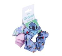 Set de Accesorios de Stitch - 3 Coleteros de tela para el Pelo - Multicolor - Multicomposición - Estampado Inspirado en Stitch - Producto Original Diseñado en España