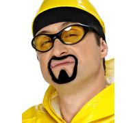 Set De Accesorios Para Disfraz De Barba Y Bigote Ali G Para Adultos