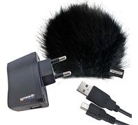Set de accesorios para grabador Zoom Wind Keepdrum - WSBK + USB Fuente de alimentación + Mini USB Cable 1,5 m