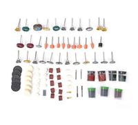 Set de accesorios para herramienta rotativa de 262 piezas para minitaladro y amoladora eléctrica, kit de rectificado, pulido y corte con rueda de lana, cepillo de alambre, papel de