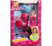 Set de accesorios para muñeca barbie glamtastic by mattel, juego crea