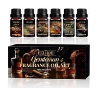 Set de Aceites Esenciales para Hombre, Set de Aceites Esenciales de Madera, AceitesEsenciales para Hombre, Aceite Esencial de Sándalo, Aceite Fragancia de Sándalo, Setde AceitesEsenciales