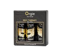 Set de Aceites Sensuales para Masaje - Sexy Therapy Mini | 3 Aromas: The Secret, Amor y Aphrodisiac | Piel Hidratada y Perfumada | Para Juegos Preliminares y Regalos Íntimos | 3x30ml