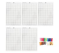 Set de adaptador de lápiz de pluma de corte 5 PCS ADHESIVO ADHESIVO Slip con 17 PCS Kit de adaptador de marcador de reemplazo para Explore Silhouette Cameo Crafting PVC ABS 12x8in