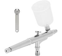 Set de aerógrafo de 0,3 mm: pistola de pulverización para maquillaje y pintura de maquetas; kit manual de aerógrafo con llave para boquilla; aerógrafo de arte en cobre para