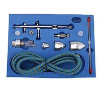 Set de aerógrafo profesional G-186K Kit de aerógrafo de alimentación por gravedad de doble acción y multiuso con punta de 0.2mm / 0.3mm / 0.5mm para Spray Auto Graphics Art Crafts