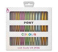 Set de Agujas Intercambiables Pony Colour 14 cm 3-7 mm Lunares - 1 Pieza