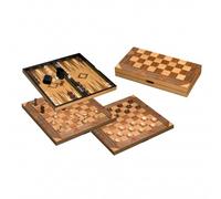 Set De Ajedrez Backgammon Damas - Casillas 43 mm Philos