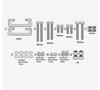 Set de Ajuste GIVI 9053KIT para Baca SR9053 Sobre Royal Enfield Meteor 3