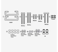 Set de Ajuste GIVI 9053KIT para Baca SR9053 Sobre Royal Enfield Meteor 3