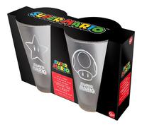 STOR SET 2 VASOS CASUAL DE CRISTAL 490 ML SUPER MARIO