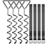 Set de Anclaje al Suelo 8 Pzs 42,5x8,5cm