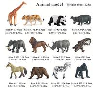 Set de Animales de Granja León Tigre Oveja Tiburón Perro Figuras de Acción PVC Lindo Miniatura Educación Juguete para Niños Regalo
