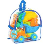 Set de arena con camión y cubo (varios colores)