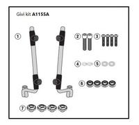 Set De Ataques GIVI a1155a Específico para 1117a Honda Sh 125i-150i (17-19)