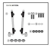 Set De Ataques GIVI a1155a Específico para 1117a Honda Sh 125i-150i (17-19)