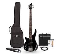 Set de Bajo Zurdo Chicago + Amplificador de 15 W, Negro