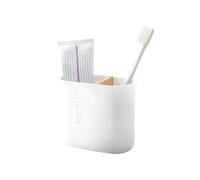 Set De BañO Accesorios de baño, Cepillo de Dientes, Soporte for Pasta de Dientes, dispensador de jabón líquido, Bomba, Botella, Juego de cepillos de Inodoro(Wash Rack)