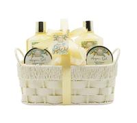 Set de Baño Cesta de Mimbre Aceite de Argán