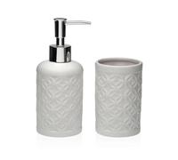 Set de Baño Versa Blanco Dolomita 6,8 x 17 x 6,8 cm