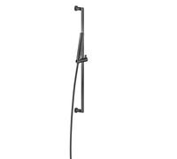 Set de barra de ducha Gessi Inciso 800 mm, rociador y flexo antical 1500 mm, soporte de ducha no orientable lateralmente, 58145710, Color: PVD de latón