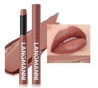 Set de barra de labios mate aterciopelada, barra de labios ultramate, pigmento de color intenso, larga duración, resistente a la transferencia, no reseca, color de labios infundido (#06, 1PC)