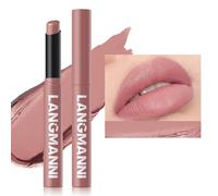 Set de barra de labios mate aterciopelada, barra de labios ultramate, pigmento de color intenso, larga duración, resistente a la transferencia, no reseca, color de labios infundido (#01, 1PC)