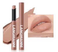 Set de barra de labios mate aterciopelada, barra de labios ultramate, pigmento de color intenso, larga duración, resistente a la transferencia, no reseca, color de labios infundido (#03, 1PC)