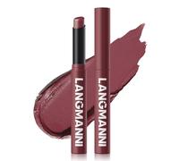 Set de barra de labios mate aterciopelada, barra de labios ultramate, pigmento de color intenso, larga duración, resistente a la transferencia, no reseca, color de labios infundido (#12, 1PC)