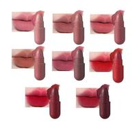 Set de Barras de Labios Pequeño 8 Colores de Acabado Mate Natural