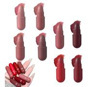 Set de Barras de Labios Pequeño Barra de Labios Mate Portátil y Bálsamo