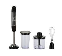 Set de batidora con accesorios negro 400 W diseño Luca Trazzi