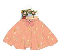 Set de belleza accesorios fantasía Moana | Falda infantil color coral con moño y diadema decorativa | Disfraz tropical para niñas con diseño de Disney