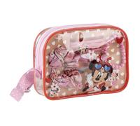 Set de belleza bolsito Minnie niña - Set de belleza bolsito Minnie con accesorios de juego para peinar y decorar