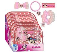 Set de belleza bolsito Minnie niña - Set de belleza bolsito Minnie con accesorios de juego para peinar y decorar