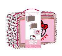 ARTESanía CERDÁ Neceser viaje Hello Kitty – Set de maquillaje kawaii para niñas y mujeres