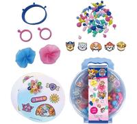 Set de belleza joyero Paw Patrol | Joyería creativa con más de 100 piezas para niñas | Crea collares, anillos y pulseras con los personajes favoritos