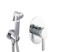 Set de Bidet PaulGurkes con Grifo Empotrado y Ducha Intima Ovalada de Latón