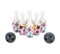 Set De Birilli De Bowling Ods 6 Pz + 2 Pales BING Colores Surtidos