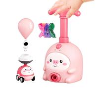 Set de Bomba Coche Globo Juguete,Manual con Animales de Dibujos Animados para Propulsado por Aire,Kit Lanzador Coches Globo - para de Cumpleaños Infantiles Actividades Escolares y Viajes al Aire