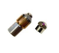 SET de boquillas de limpieza de tuberías 2 piezas 1/8" punta giratoria y fija para manguera de limpieza de tuberías para Kärcher WAP Alto y otros