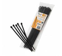 Set De Bridas Negras - Fix Level - Bridas De Plastico Muy Resistentes - Abrazaderas Plastico Para Sujetar Cables Y Esconder Cables - Organizador De Cables Y Sujeta Cables 2,5 X 130/1000 Unidades