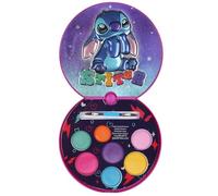 Set de brillos labiales con sabor y aplicador + espejo, aptos para niños (Stitch)