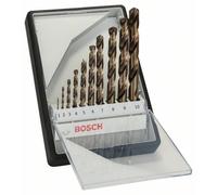 Set De Brocas De Metal Bosch De 10 Piezas, Línea Robusta, HSS-Co, 1-10 Mm