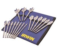 Set De Brocas Planas Irwin® Azul Groove 4X, 17 Piezas IRWIW4041002