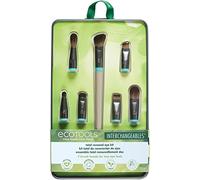 Set de Brochas Total Renewal - Incluye 7 Cabezales Intercambiables, un Mango Pequeño y una Bandeja Reutilizable para Guardarlos - Para una Aplicación Precisa e Impecable - Producto Vegano - ECOTOOLS