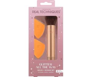 Set de brochas y esponjas de maquillaje REAL TECHNIQUES Glitter All The Way (3 piezas)