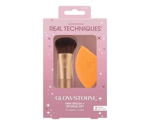 Set de brochas y esponjas de maquillaje REAL TECHNIQUES Glowstorm (2 piezas)